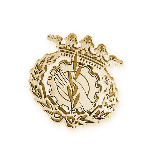 Pin Insignia Profesional de Trabajo Social en Oro de Ley 18K
