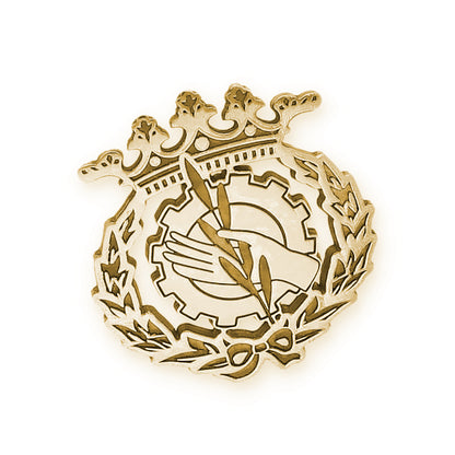 Pin Insignia Profesional de Trabajo Social en Oro de Ley 18K