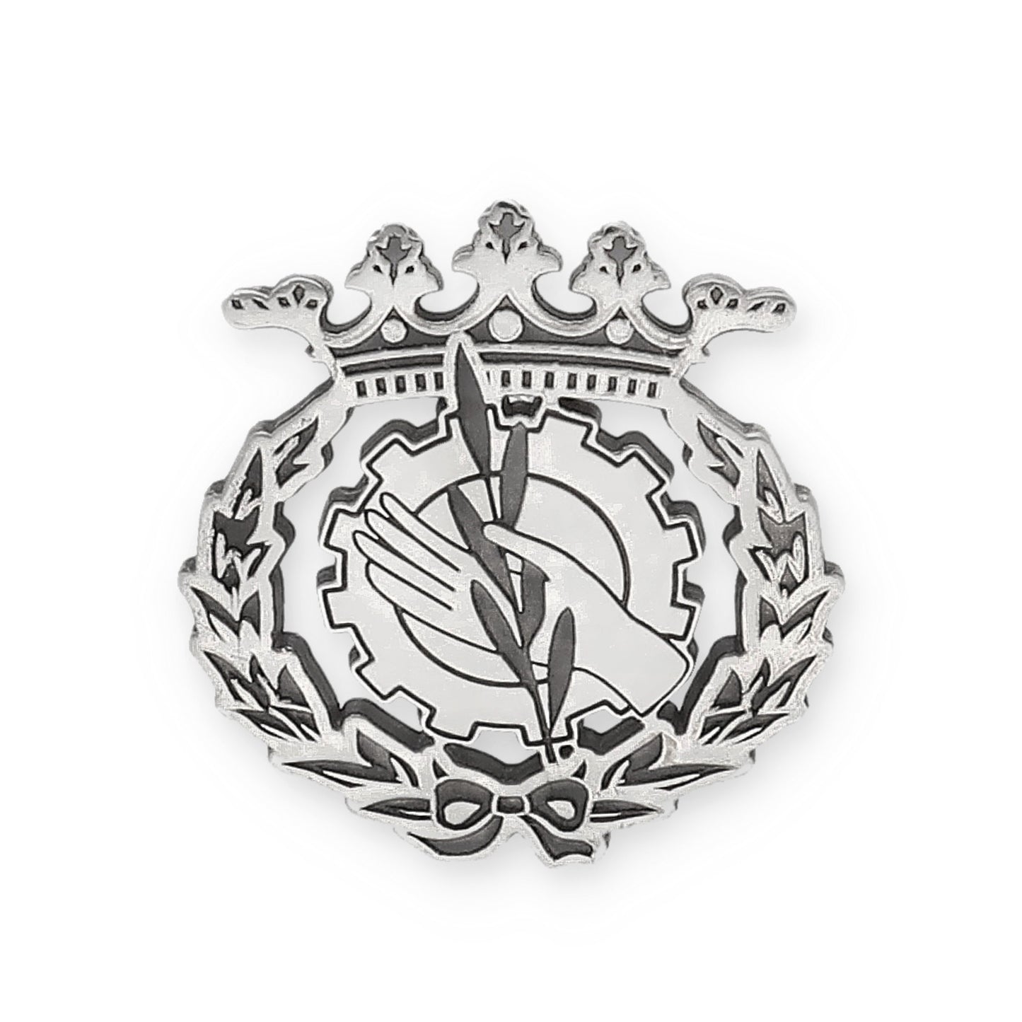 Pin Insignia Profesional de Trabajo Social en Plata de Ley 925