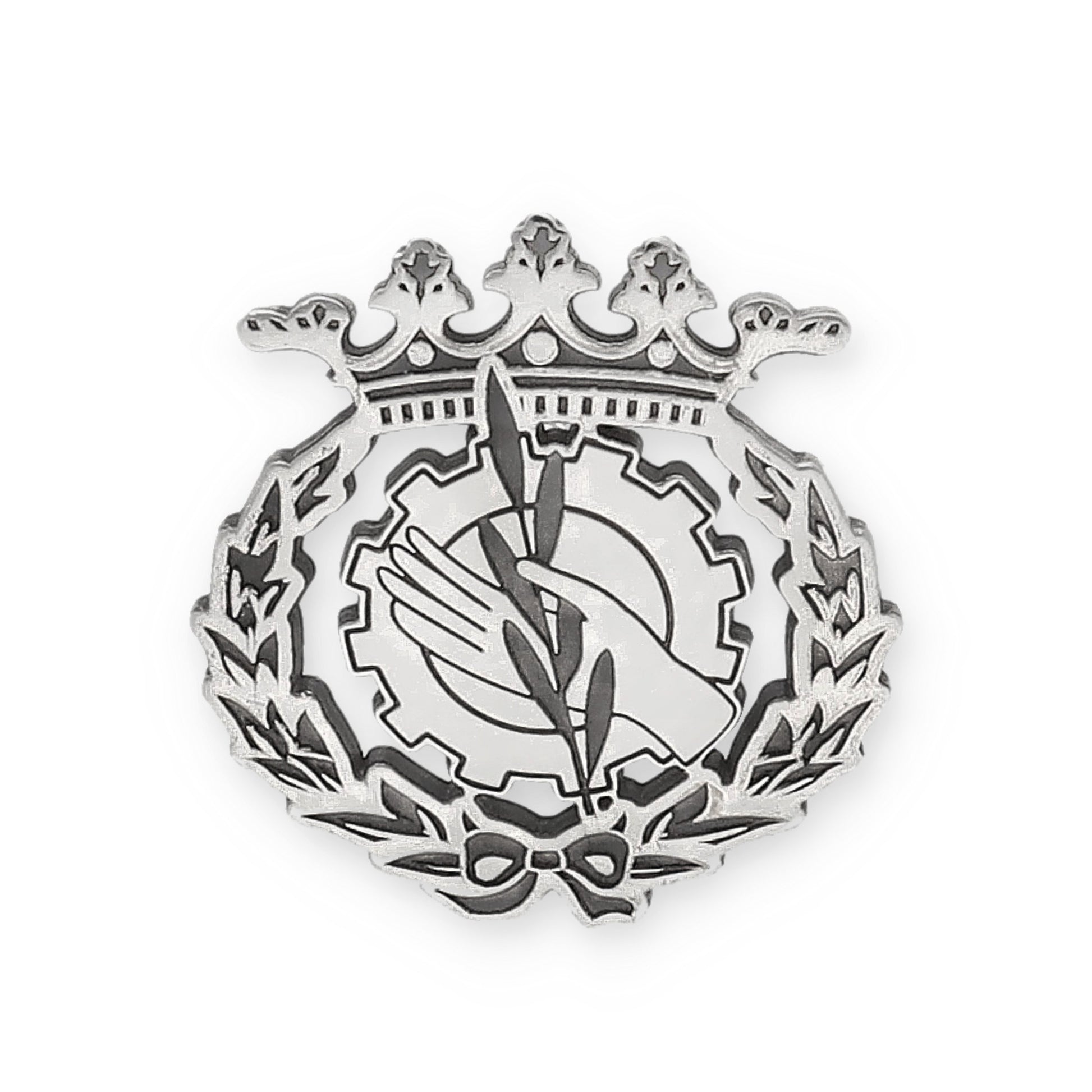 Pin Insignia Profesional de Trabajo Social en Plata de Ley 925