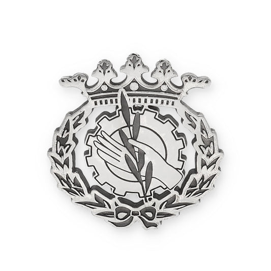 Pin Insignia Profesional de Trabajo Social en Plata de Ley 925
