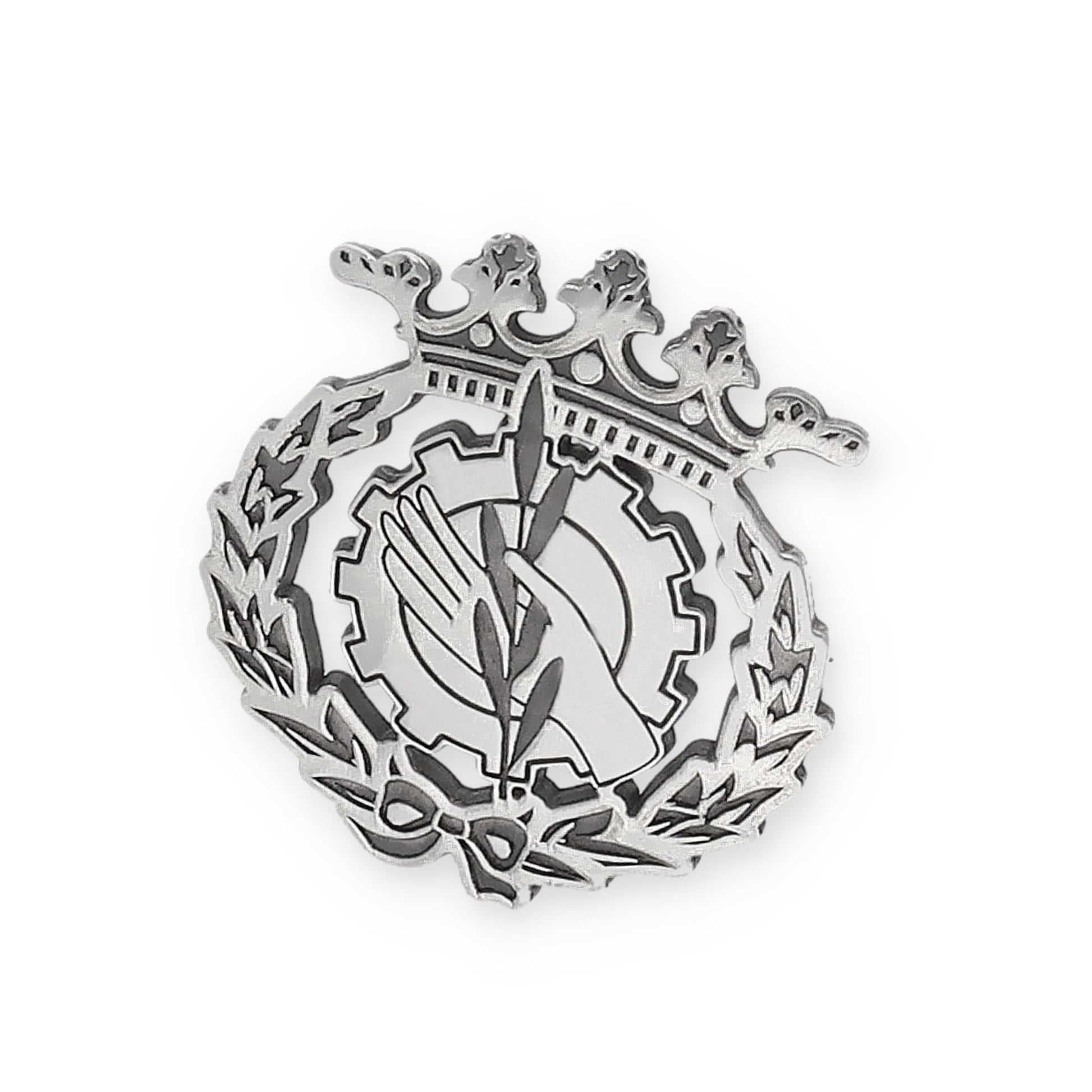 Pin Insignia Profesional de Trabajo Social en Plata de Ley 925