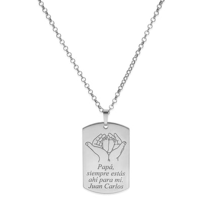 Colgante Marius en Plata de Ley 925