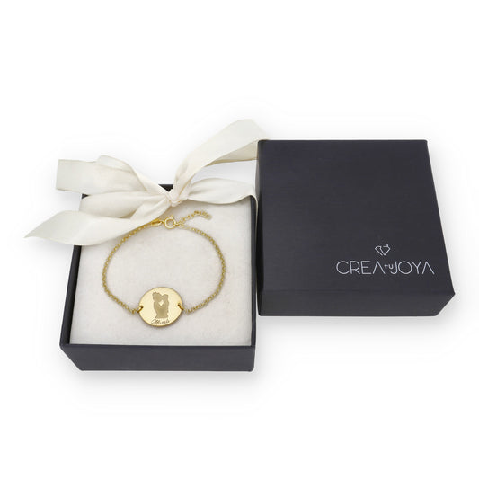 Pulsera Ninda en Plata de Ley 925 y baño Oro 18k