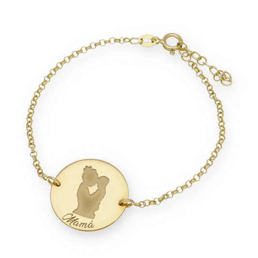 Pulsera Ninda en Plata de Ley 925 y baño Oro 18k