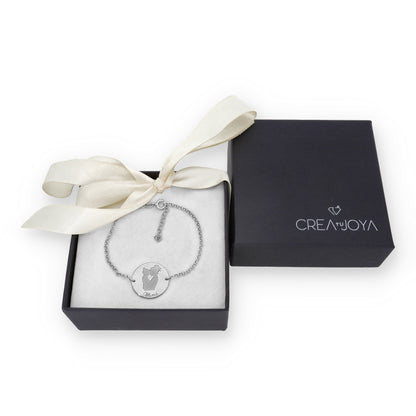 Pulsera Edda en Plata de Ley 925 y baño Oro 18k