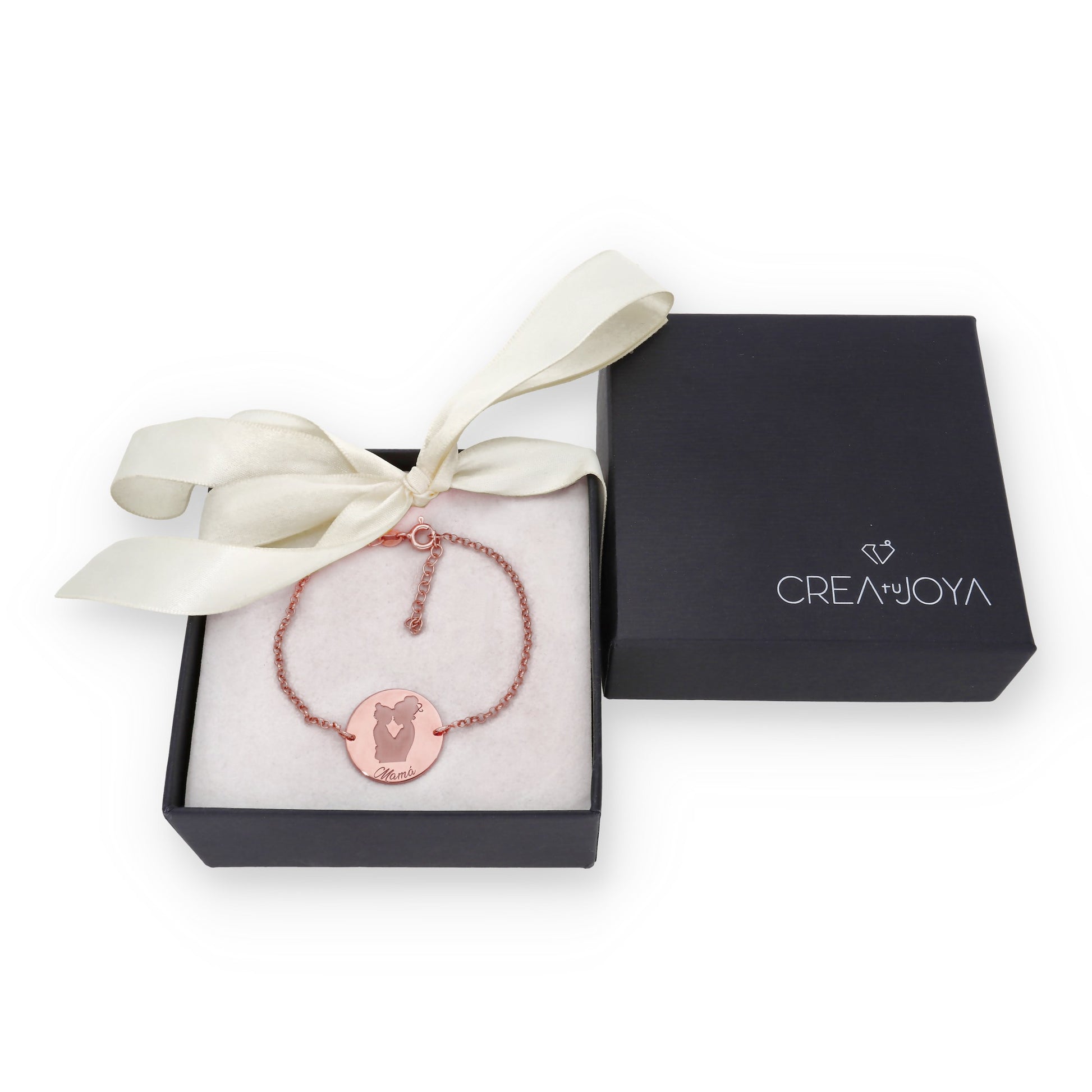 Pulsera Edda en Plata de Ley 925 y baño Oro rosa 18k