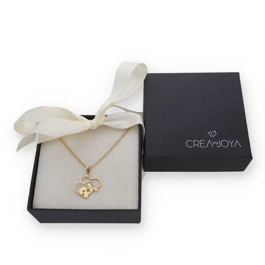 Colgante Maia en Plata de Ley 925 y baño Oro 18k