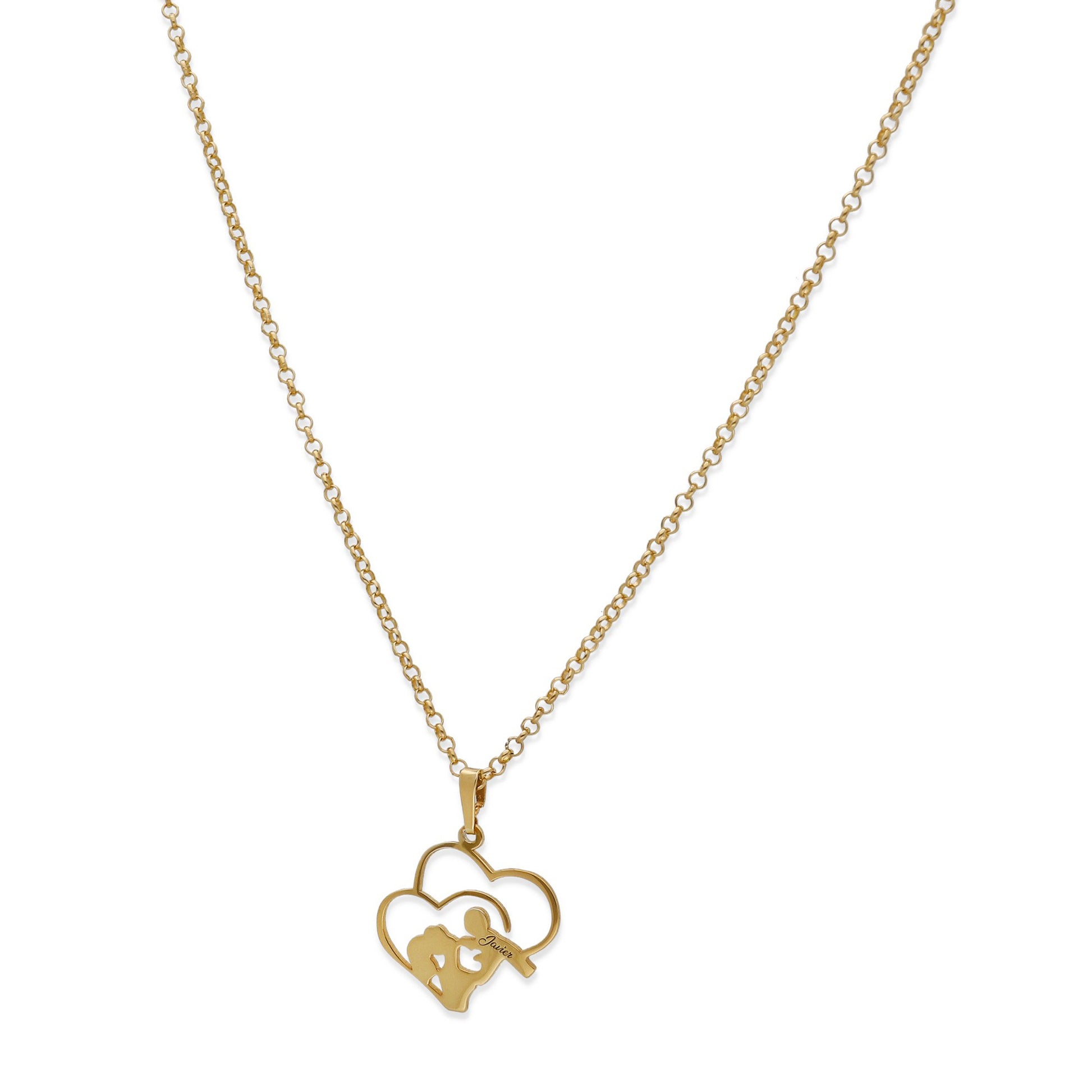 Colgante Maia en Plata de Ley 925 y baño Oro rosa 18k
