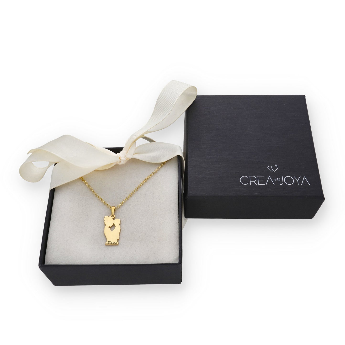 Colgante Emese niño en Plata de Ley 925 y baño Oro 18k