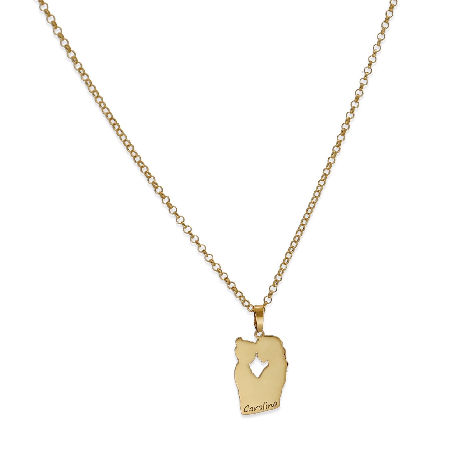 Colgante Linda en Plata de Ley 925 y baño Oro 18k