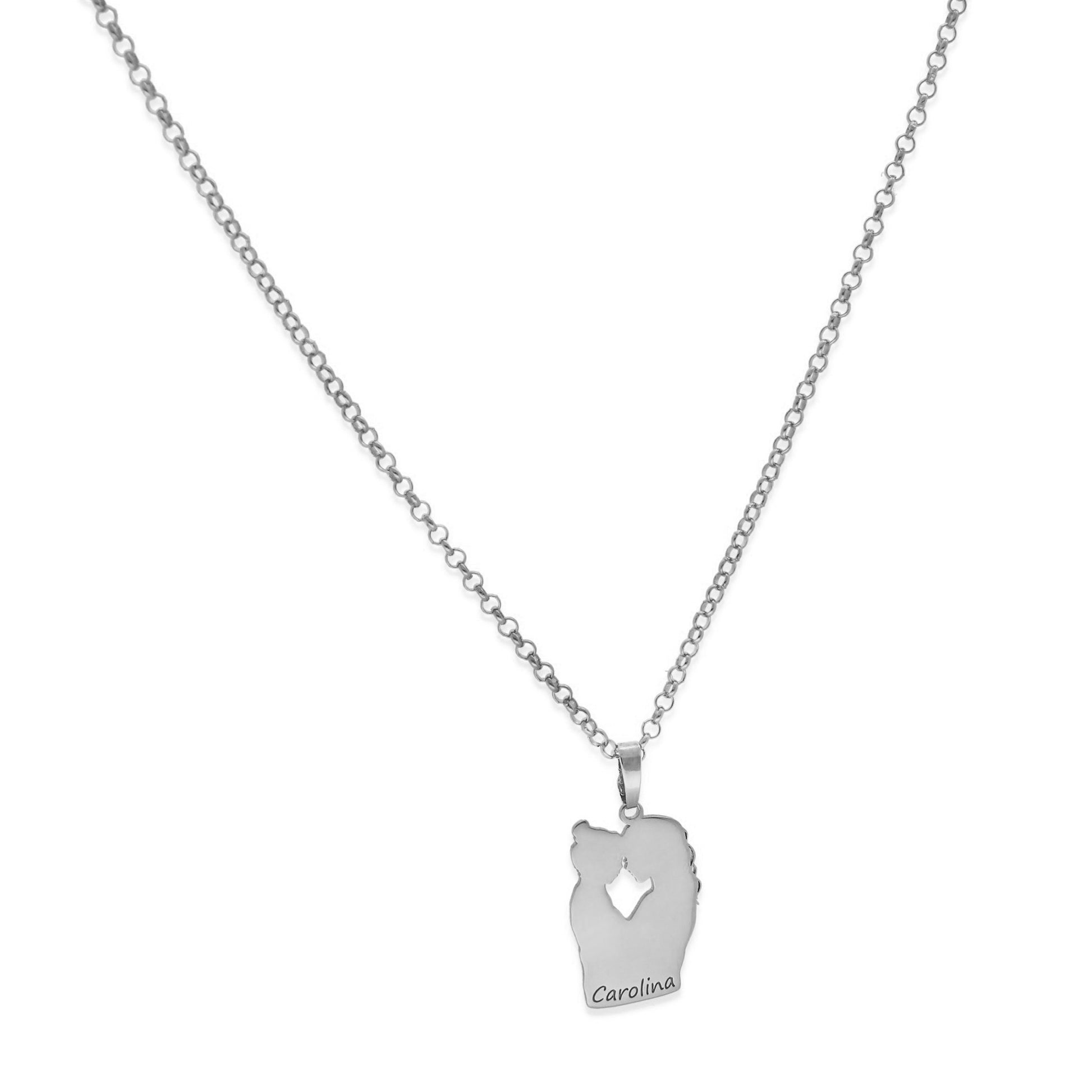 Colgante Linda en Plata de Ley 925 y baño Oro rosa 18k