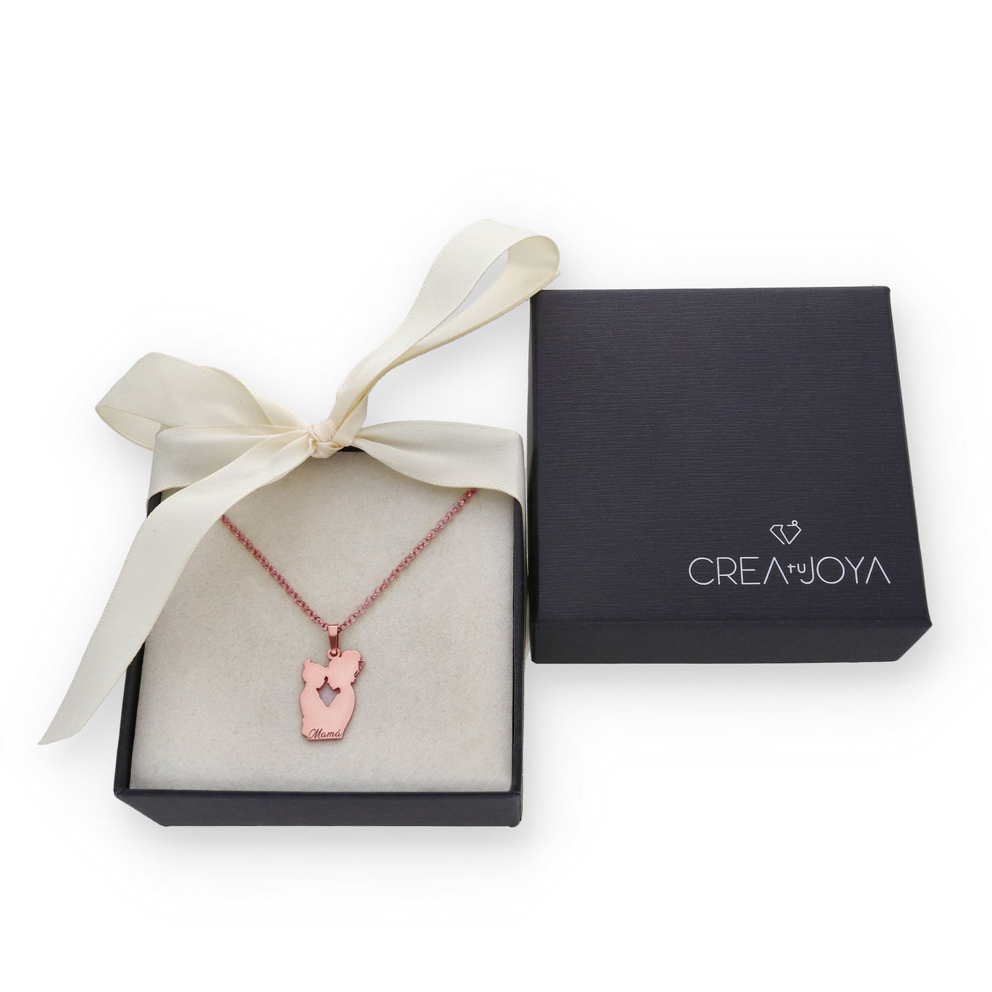 Colgante Emese niña en Plata de Ley 925 y baño Oro 18k