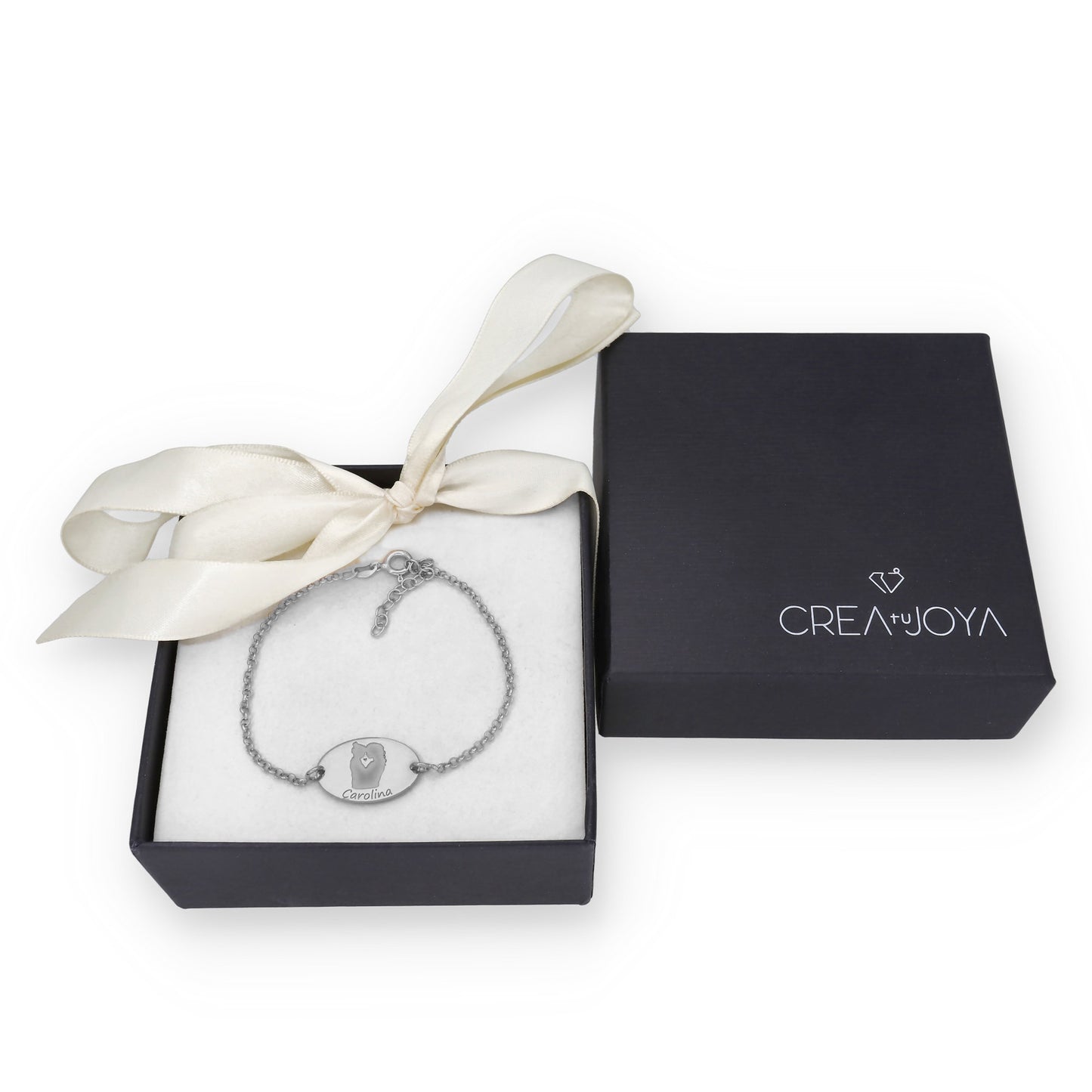 Pulsera Linda en Plata de Ley 925 y baño Oro rosa 18k