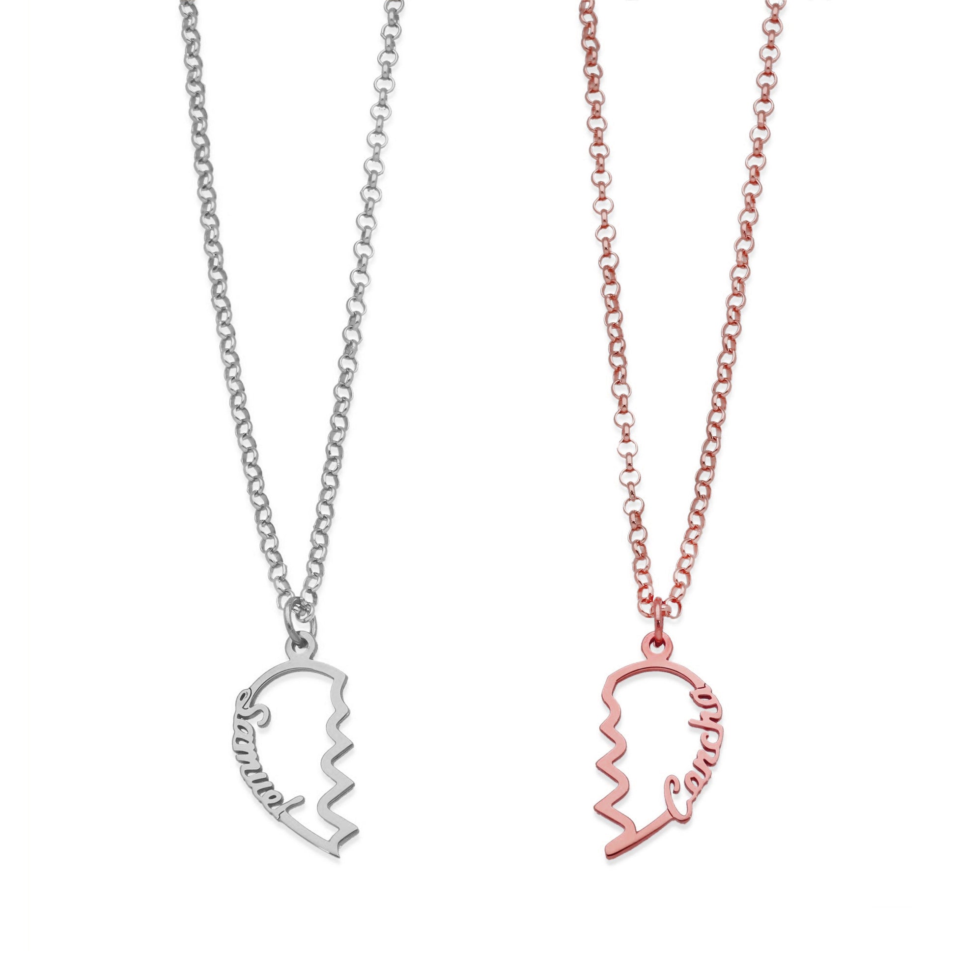 Colgante Doble Corazón Adore en Plata de Ley 925