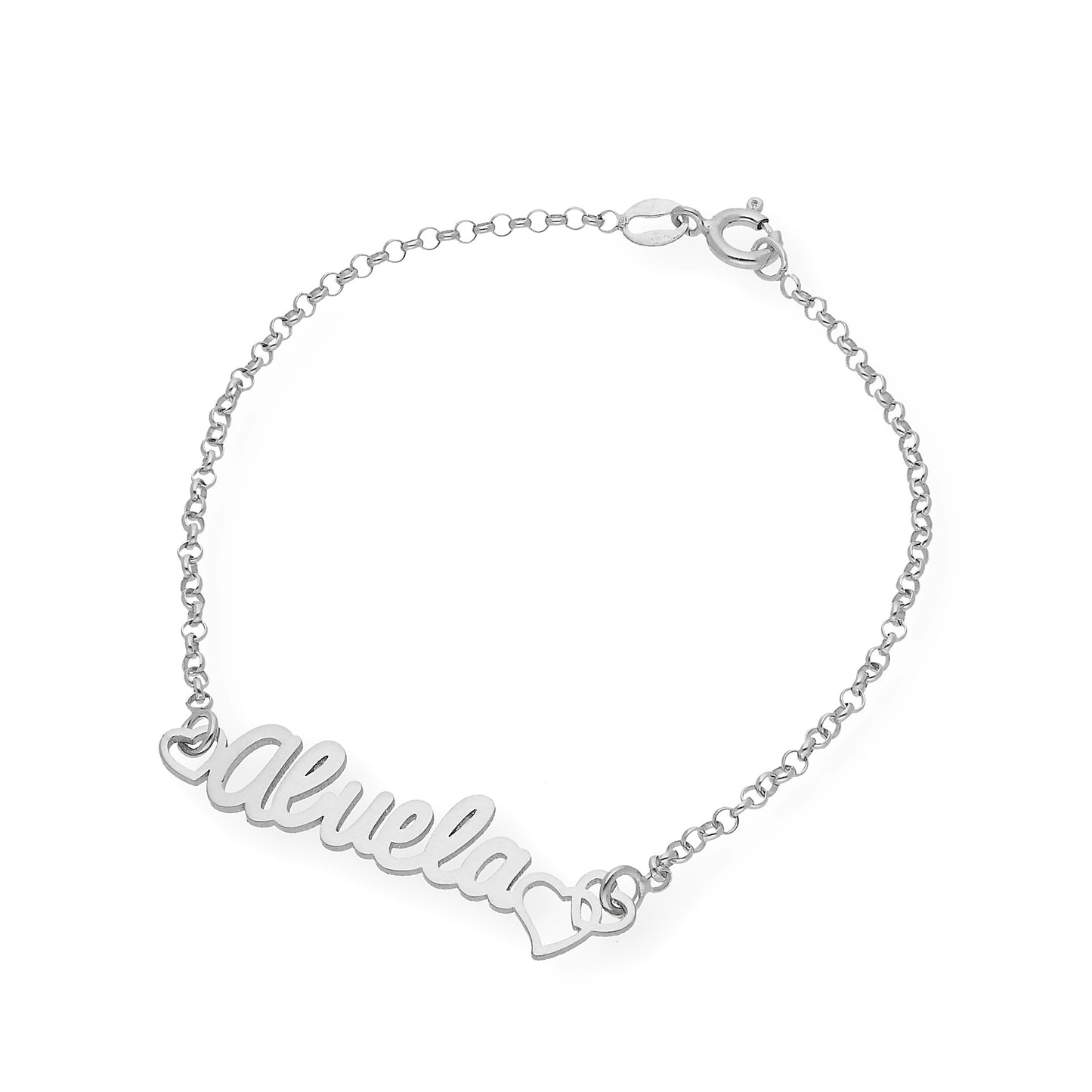Pulsera Love Abuela en Plata 925 y baño Oro 18k