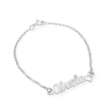 Pulsera Love Abuela en Plata 925 y baño Oro 18k