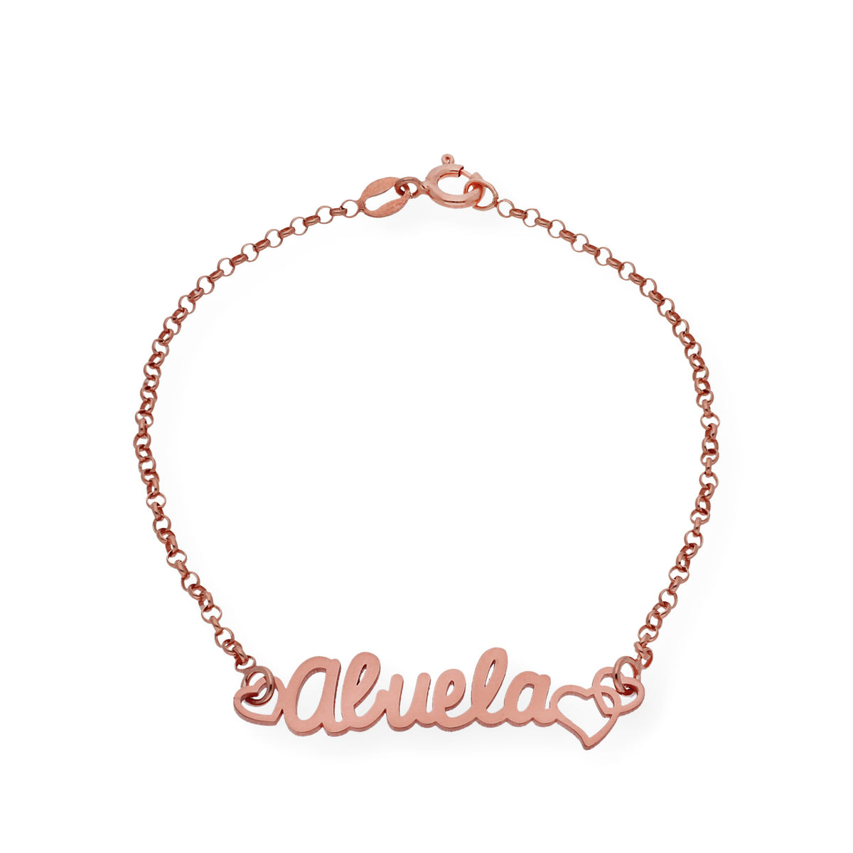 Pulsera Love Abuela en Plata 925 y baño Oro 18k