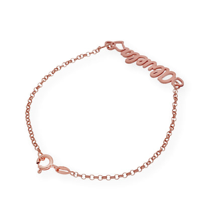Pulsera Love Abuela en Plata 925 y baño Oro 18k