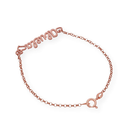 Pulsera Love Abuela en Plata 925 y baño Oro 18k