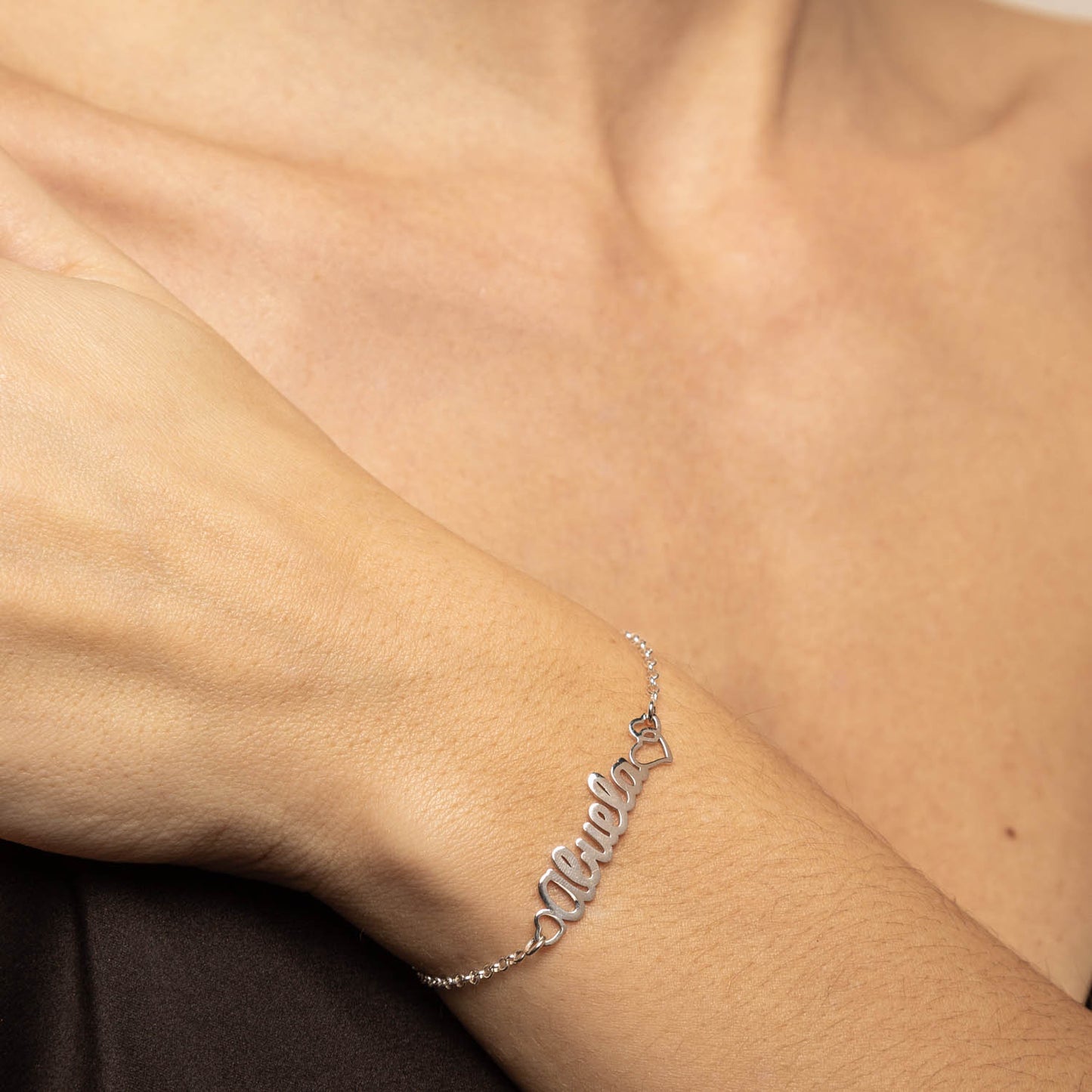 Pulsera Love Abuela en Plata 925 y baño Oro 18k