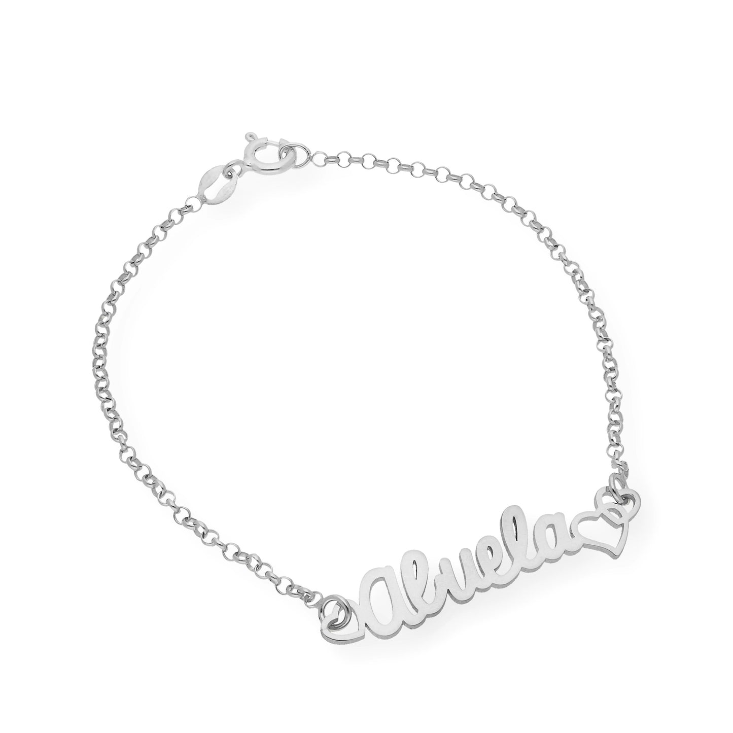 Pulsera Love Abuela en Plata 925 y baño Oro rosa 18k