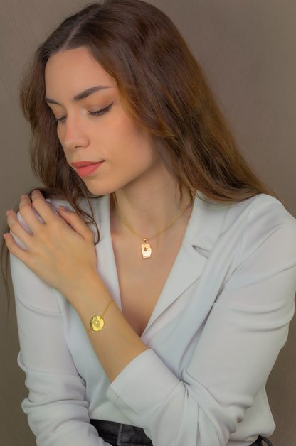 Pulsera Edda en Plata de Ley 925 y baño Oro 18k