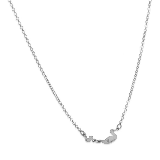 Colgante Patitos en Plata de Ley 925