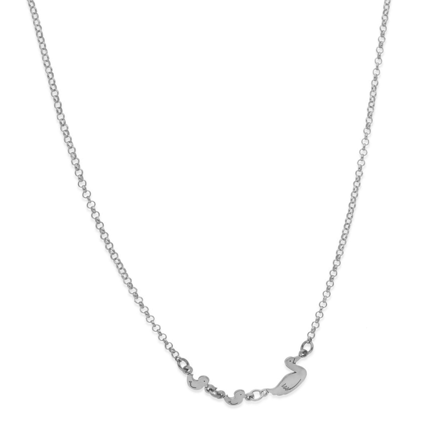 Colgante Patitos en Plata de Ley 925