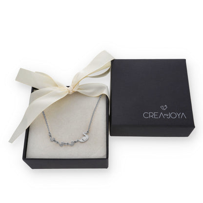 Colgante Patitos en Plata de Ley 925 y baño Oro rosa 18k