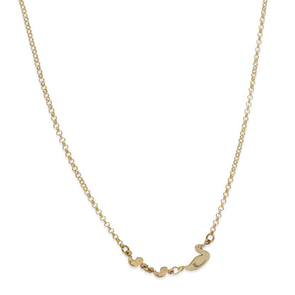 Colgante Patitos en Plata de Ley 925 y baño Oro rosa 18k