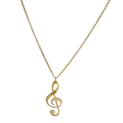 Colgante Clave de Sol en Plata de Ley 925