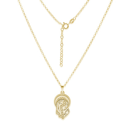 Colgante Virgen Niña en Plata de Ley 925