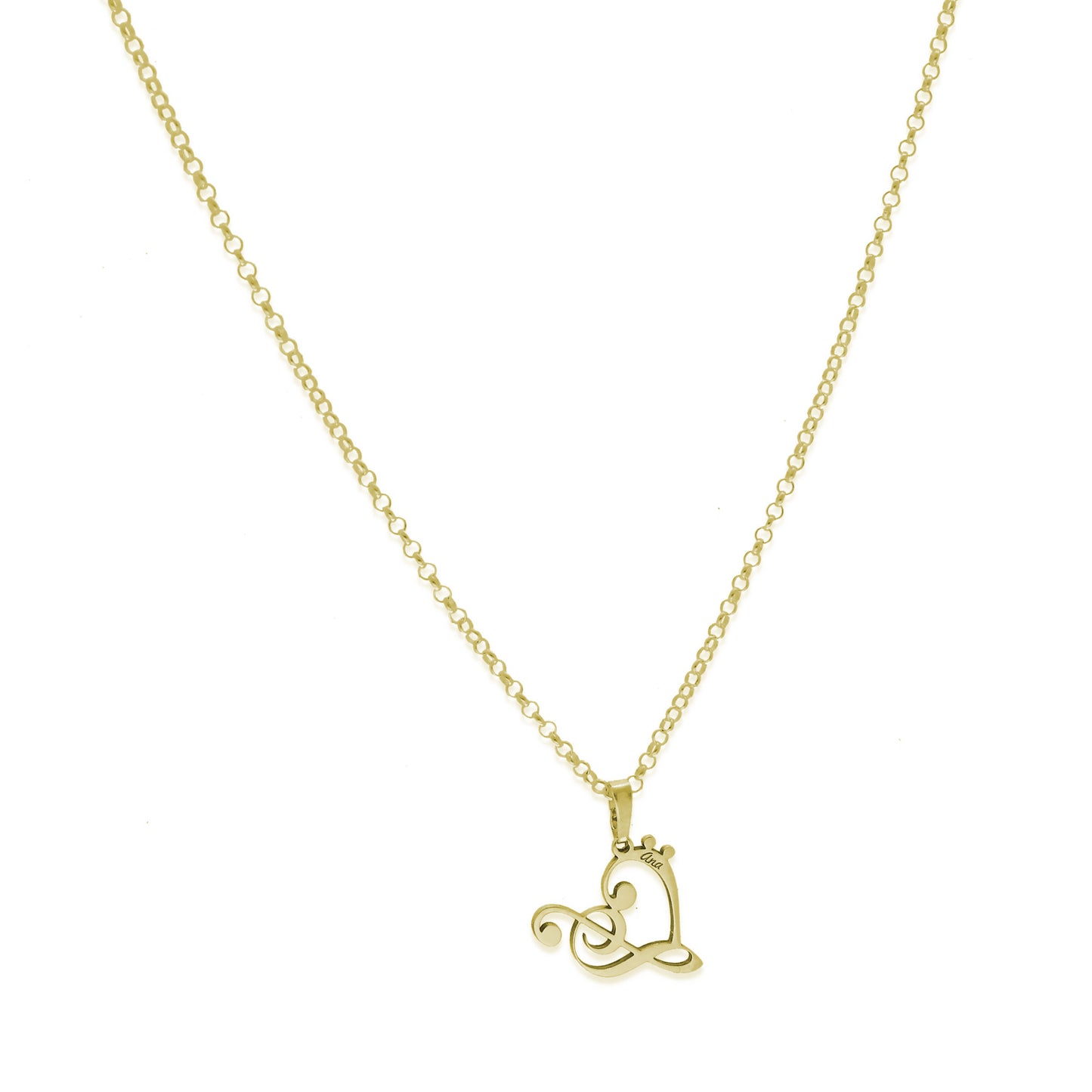 Colgante Love Music en Plata de Ley 925