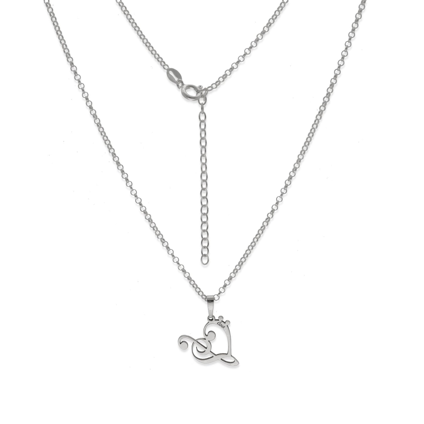 Colgante Love Music en Plata de Ley 925