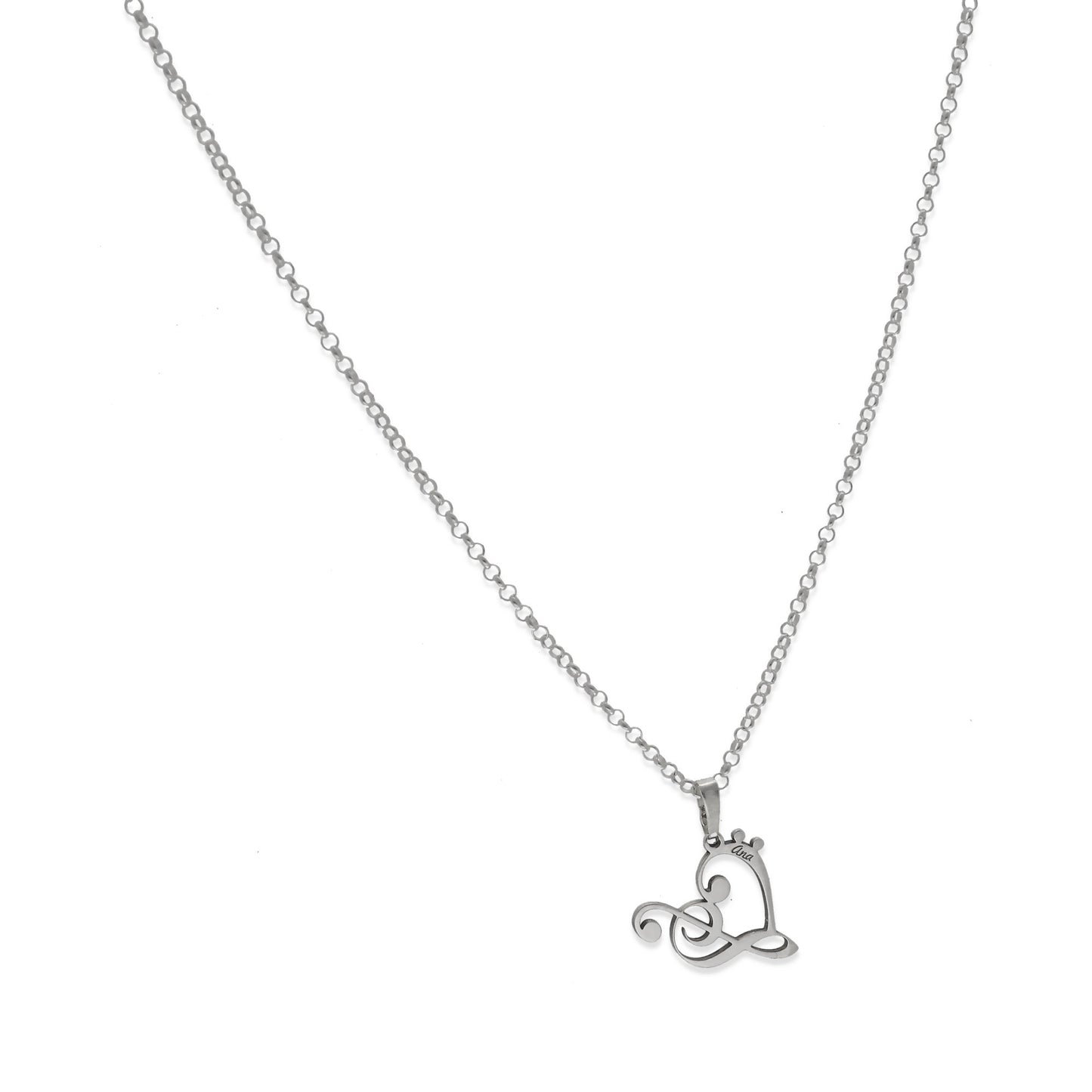 Colgante Love Music en Plata de Ley 925