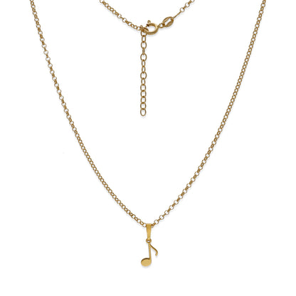 Colgante Nota Musical en Plata de Ley 925