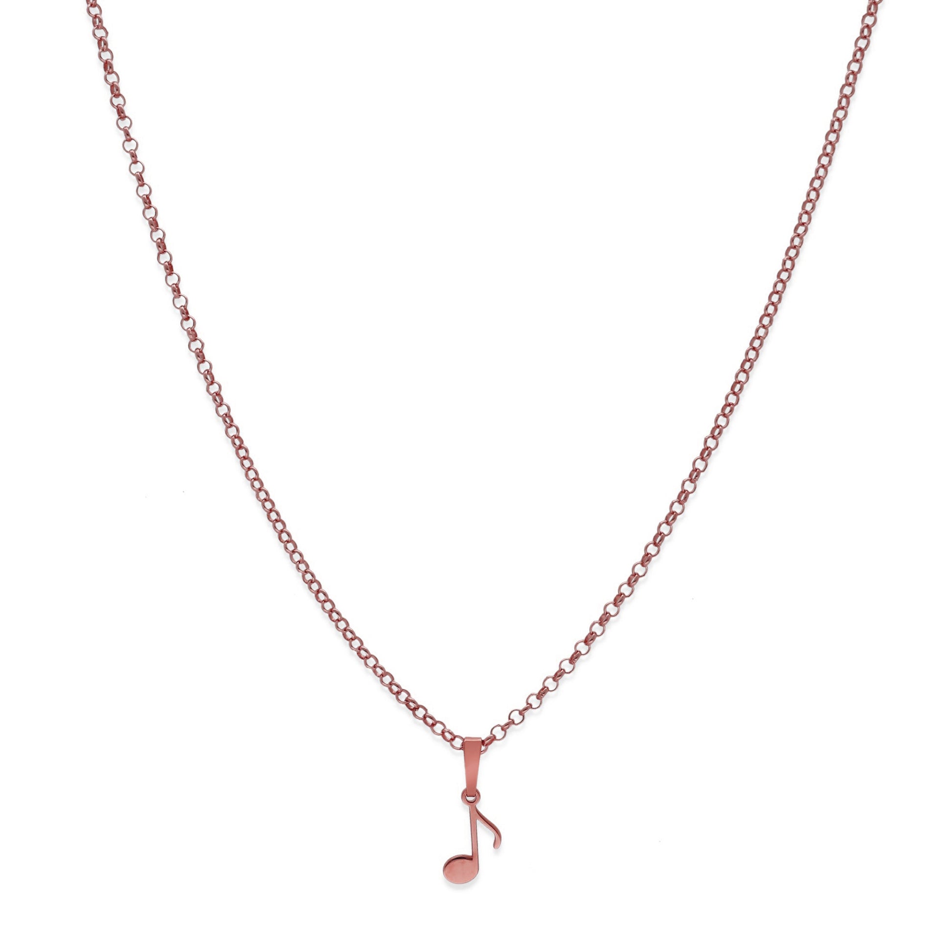 Colgante Nota Musical en Plata de Ley 925 y baño Oro 18k