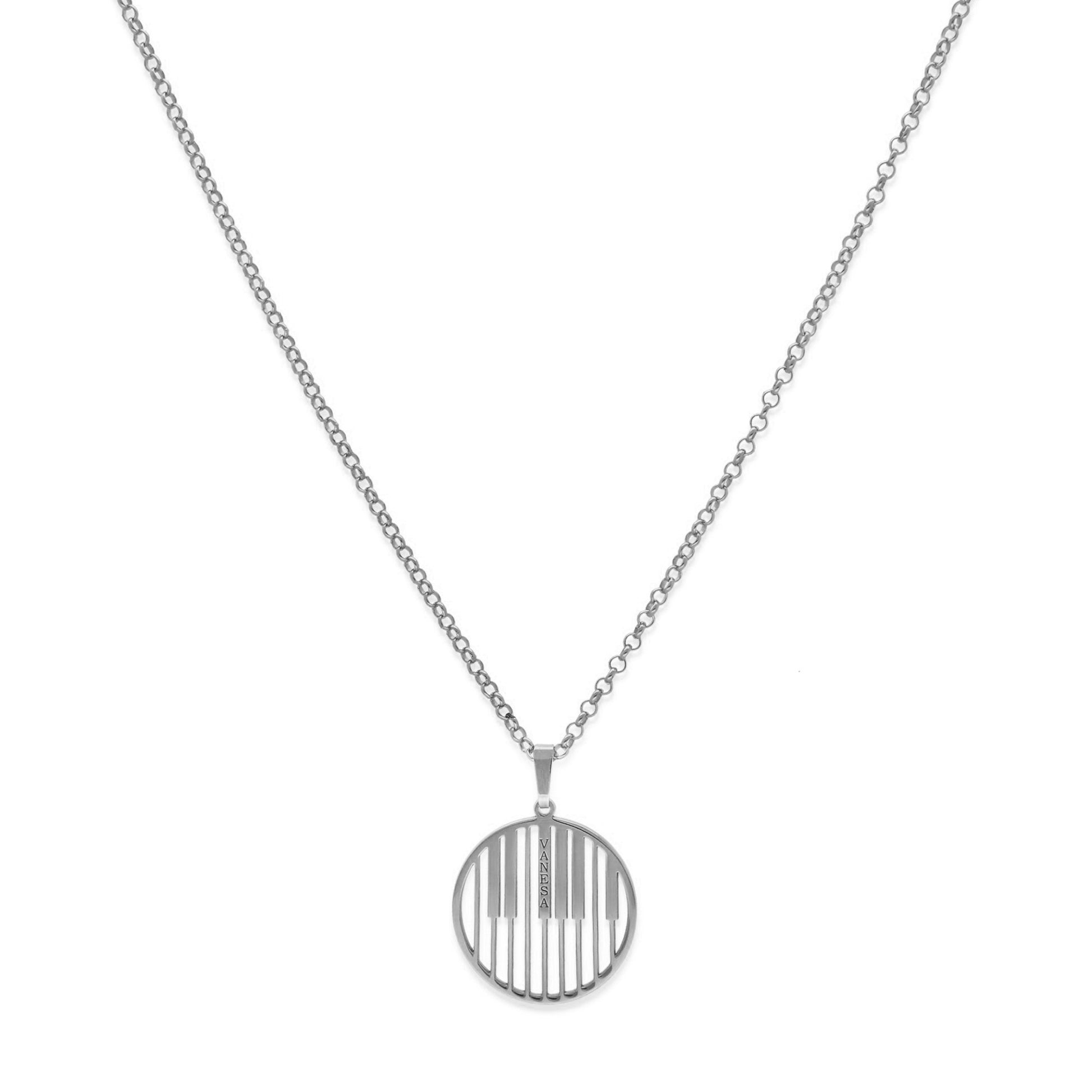 Colgante Piano en Plata de Ley 925