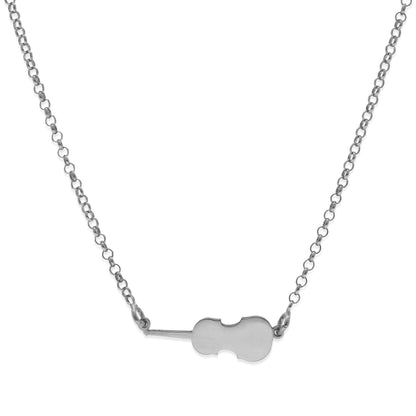 Colgante Violín en Plata de Ley 925