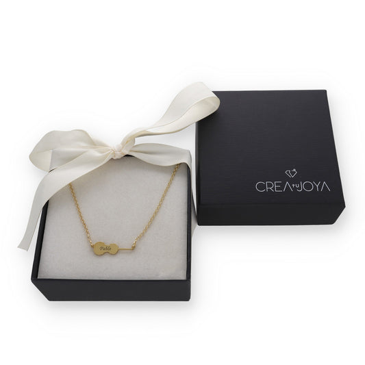 Colgante Violín en Plata de Ley 925 y baño Oro 18k