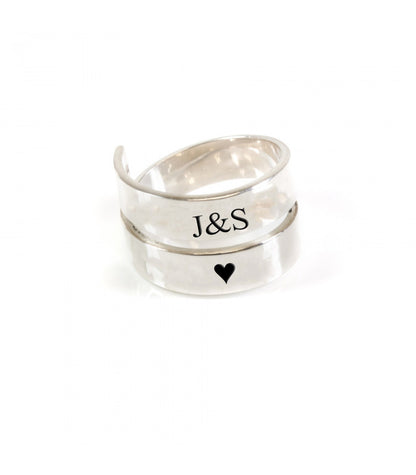 Anillo espiral  You&Me Plata 925