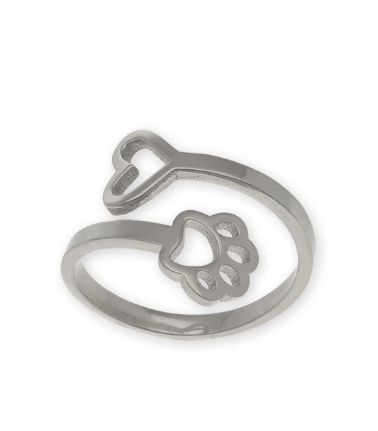 Anillo Dog Love en Plata 925