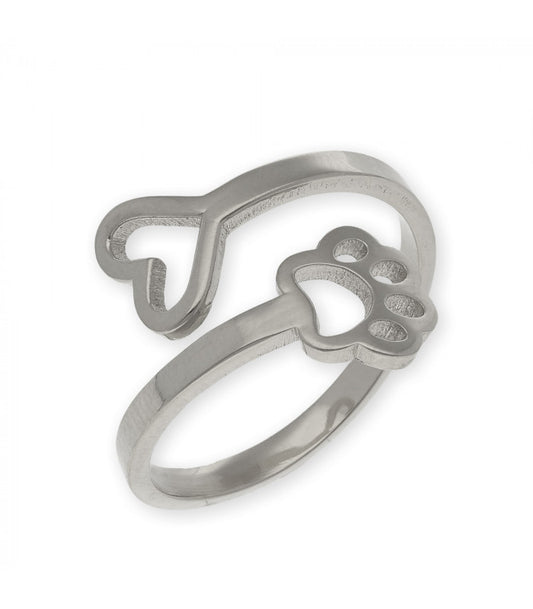 Anillo Dog Love en Plata 925