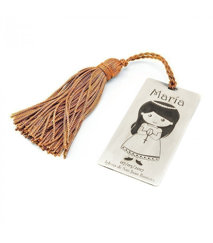 Marcapáginas Niña Primera Comunión