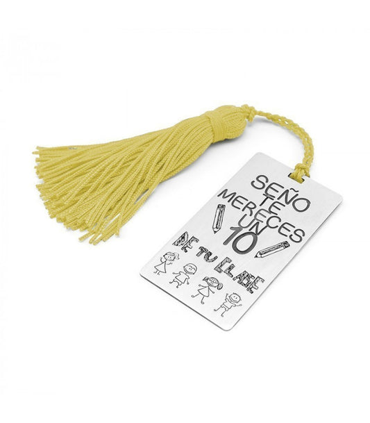 Marcapáginas para maestras "Te mereces un 10"