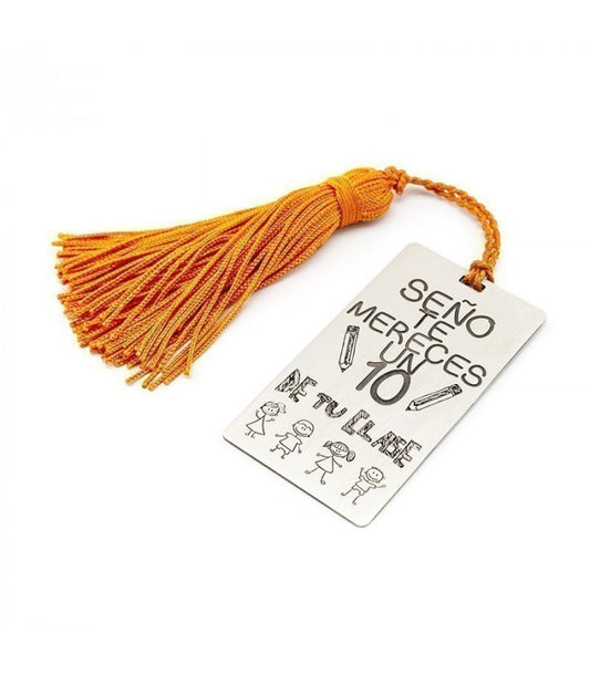 Marcapáginas para maestras "Te mereces un 10"