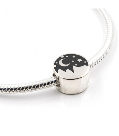 Abalorio personalizable compatible con pulseras de abalorios