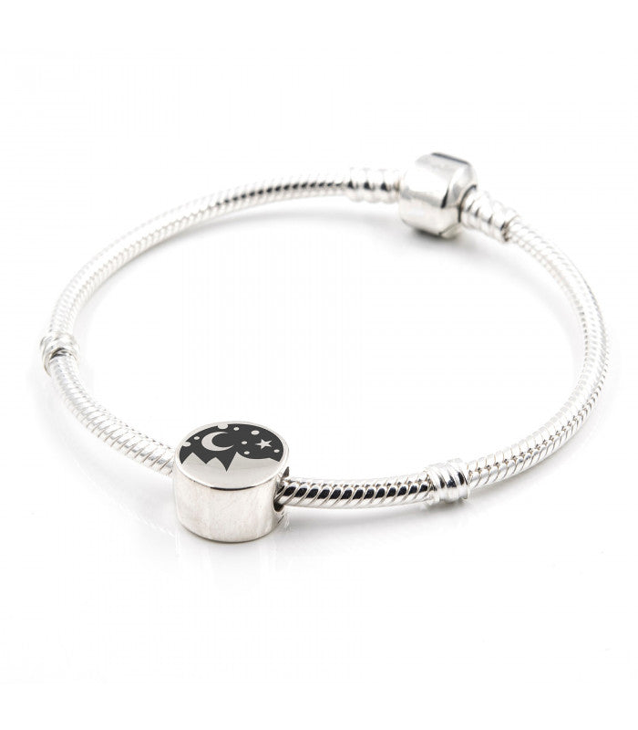 Abalorio personalizable compatible con pulseras de abalorios