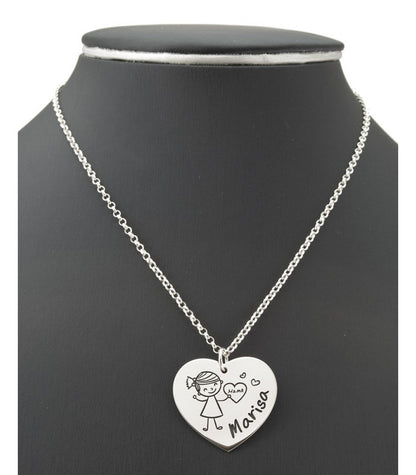 Colgante Te regalo mi corazón Mamá